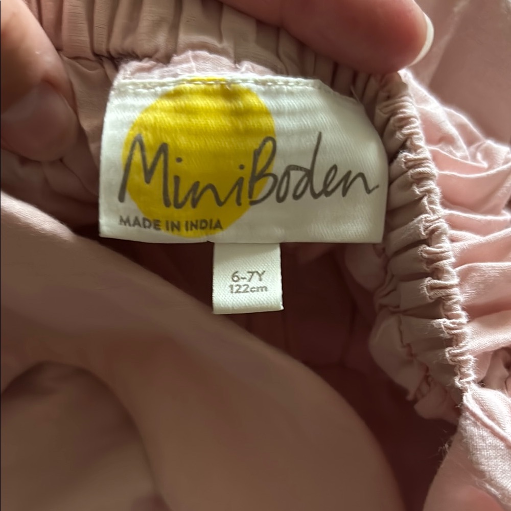 Mini Boden Dress with Floral Embroidery - Picture 3 of 5
